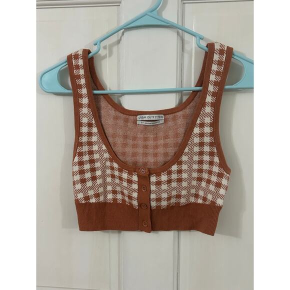 Urban Outfitters Tops - Urban Outfitters Crop Top Checkered Print. Size Small